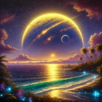 DALL·E 2025-04-02 17.48.55 - A breathtaking alien tropical island on a habitable moon, viewed...webp